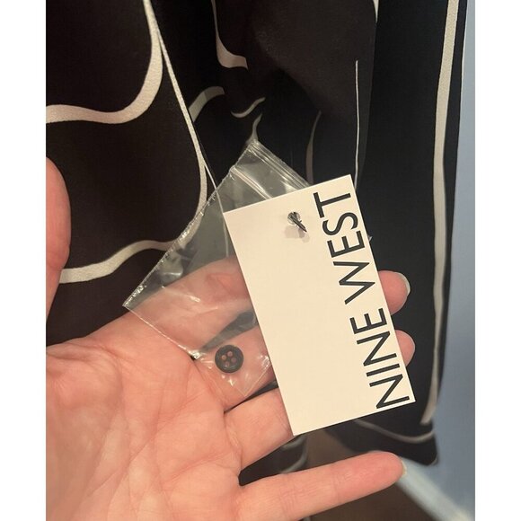 Nine West Dress Womens 2X (XXL) Knit Just Above Knee Plus Size Belted Career - Picture 13 of 13